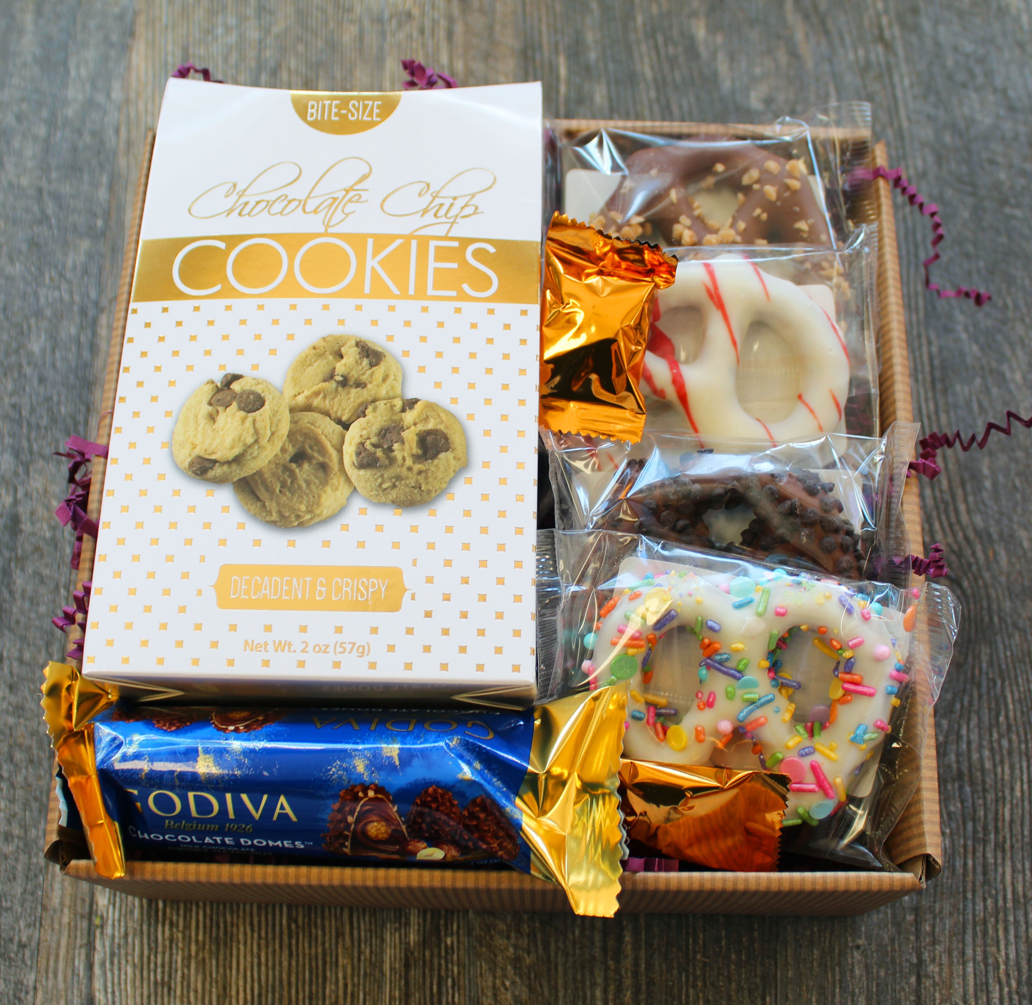 Pretzels and Cookies Basket